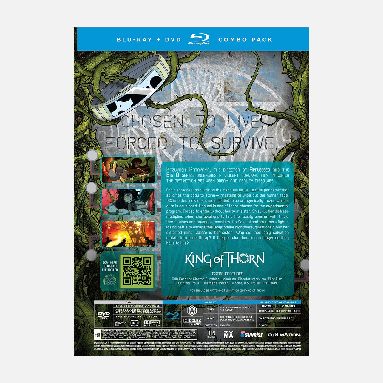 King Of Thorn The Movie Blu Ray DVD Crunchyroll Store