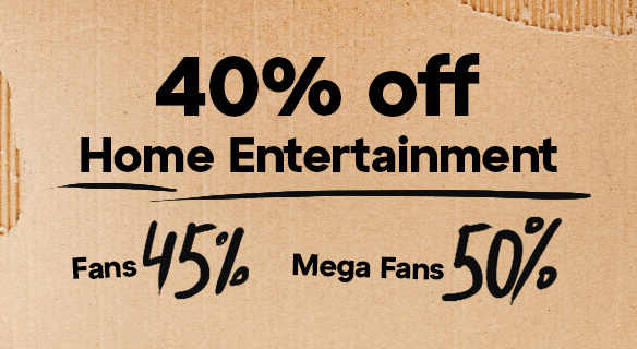 -40% Home Entertainment