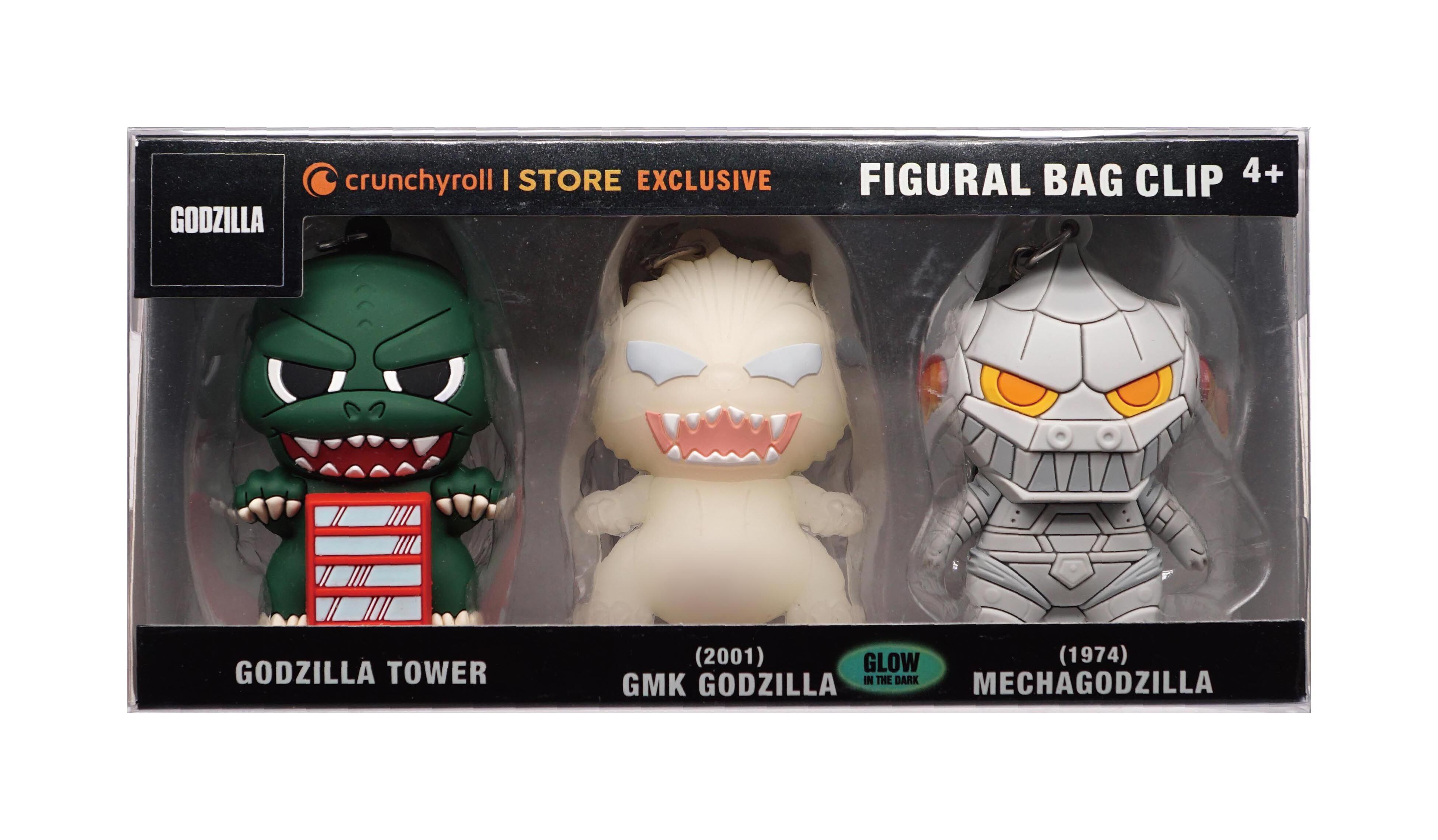 Godzilla - Figural Bag Clip Set - Crunchyroll Exclusive