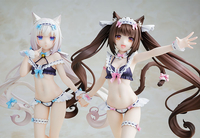 NekoPara - Chocola & Vanilla 1/7 Scale Special Kadokawa Figure Set (Maid Swimsuit Ver.) image number 7