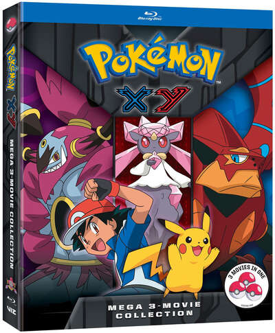 Pokemon XY Mega 3-Movie Collection Blu-ray