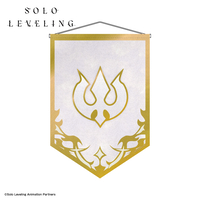 solo-leveling-hunters-association-emblem-suede-wall-scroll image number 0