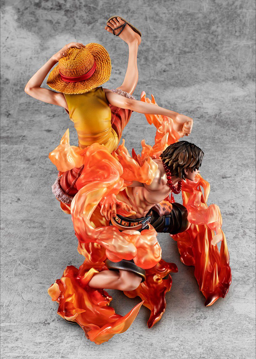 One Piece - Luffy & Ace Portrait.Of.Pirates NEO-MAXIMUM Figure Set (Bond Between Brothers 20th LIMITED Ver.) - Crunchyroll Exclusive image number 4