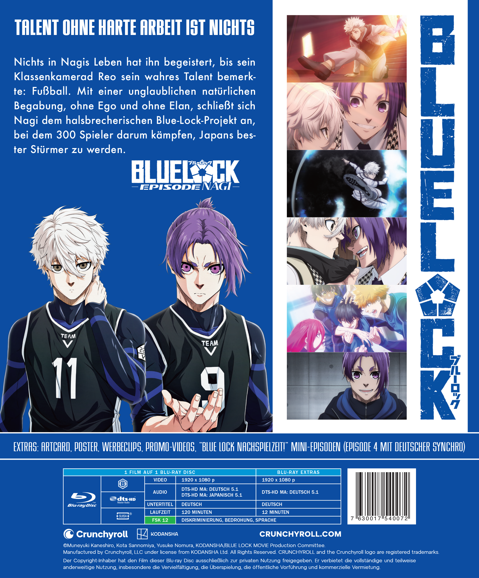 Blue Lock: The Movie - Episode Nagi - Blu-ray image number 1