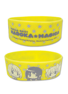 Chibi Girls Puella Magi Madoka Magica PVC Wristband