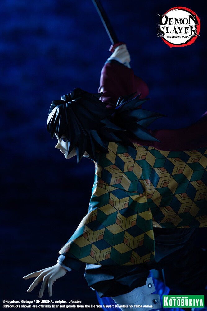 demon-slayer-kimetsu-no-yaiba-giyu-tomioka-18-scale-artfx-j-figure-rerun image number 13