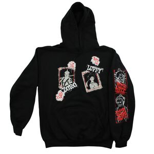 One Piece - Luffy and Zoro Fleece Hoodie - Crunchyroll Exclusive