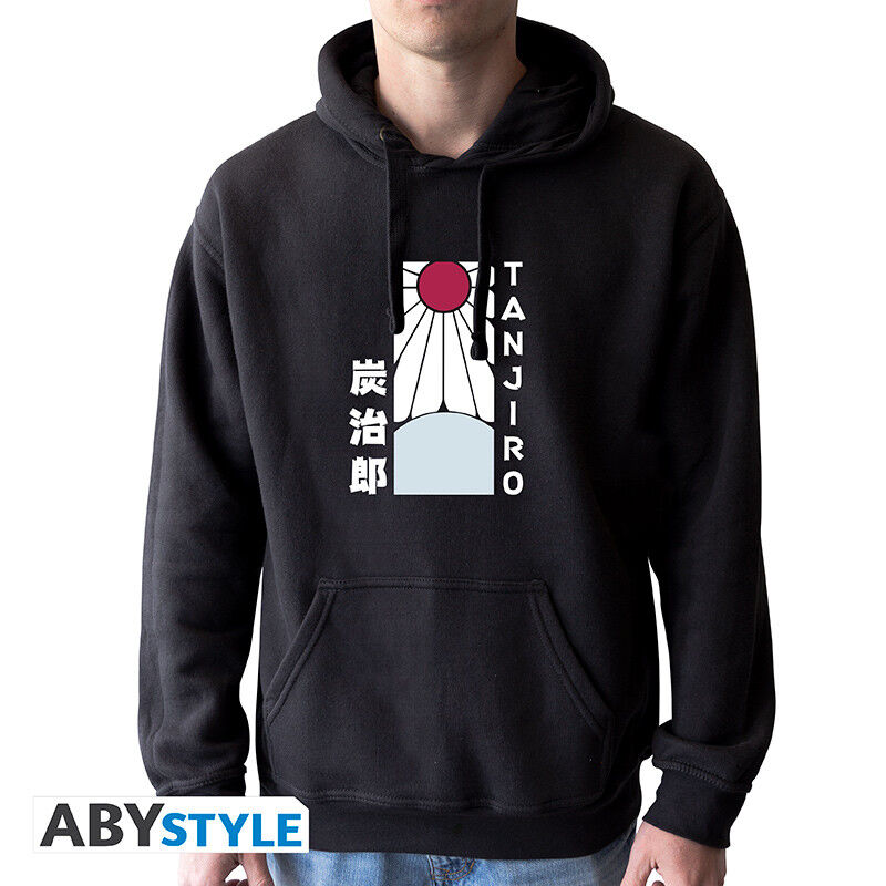Demon Slayer - Hoodie - Tanjiro Man Without Zip Black - Taille image number 0