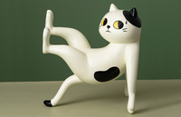 shitaukenoneko-bicolor-cat-figure image number 2