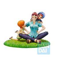 Young Nami Nojiko & Bellemere Emotional Stories Ver One Piece Ichiban Figure Set image number 0
