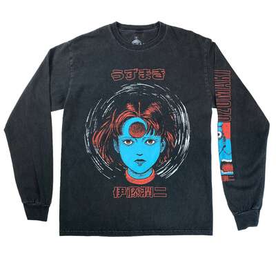 Junji Ito - Spiral Head Long Sleeve Shirt - Crunchyroll Exclusive