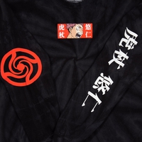CR Loves Jujutsu Kaisen - Yuji Itadori Jujutsu Profile Tie Dye Crew Sweatshirt image number 3