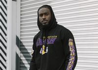 My Hero Academia x Hyperfly x NBA - Los Angeles Lakers All Might Hoodie image number 6