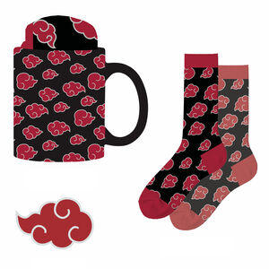 Naruto Shippuden - Akatsuki Mug and Sock Holiday Bundle