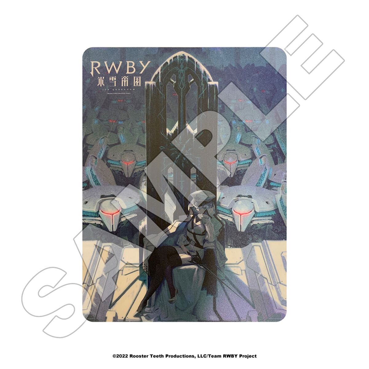 Weiss Schnee on Throne RWBY Ice Queendom Mouse Pad