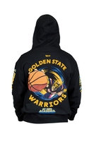 My Hero Academia x Hyperfly x NBA - Golden State Warriors All Might Hoodie image number 5