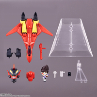 macross-7-vf-19-custom-fire-valkyrie-and-basara-nekki-tiny-session-action-figure-set image number 9