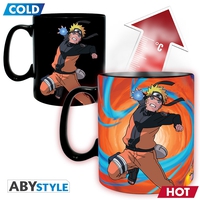 Naruto and Sasuke Naruto Shippuden Heat Change Mug and Coaster Set image number 1