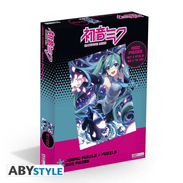 Hatsune Miku with Petals Vocaloid 1000 Piece Jigsaw Puzzle
