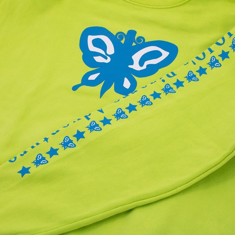 JoJo's Bizarre Adventure - Stone Ocean Butterfly Crew Fleece image number 3