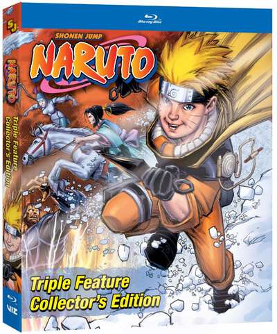 Naruto Triple Feature - Blu-ray - Collectors Edition SteelBook