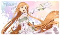 Asuna Sword Art Online Playmat image number 0