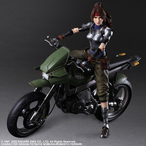 Final Fantasy VII Remake - Jessie & Motorcycle Play Arts -Kai- Action Figure Set
