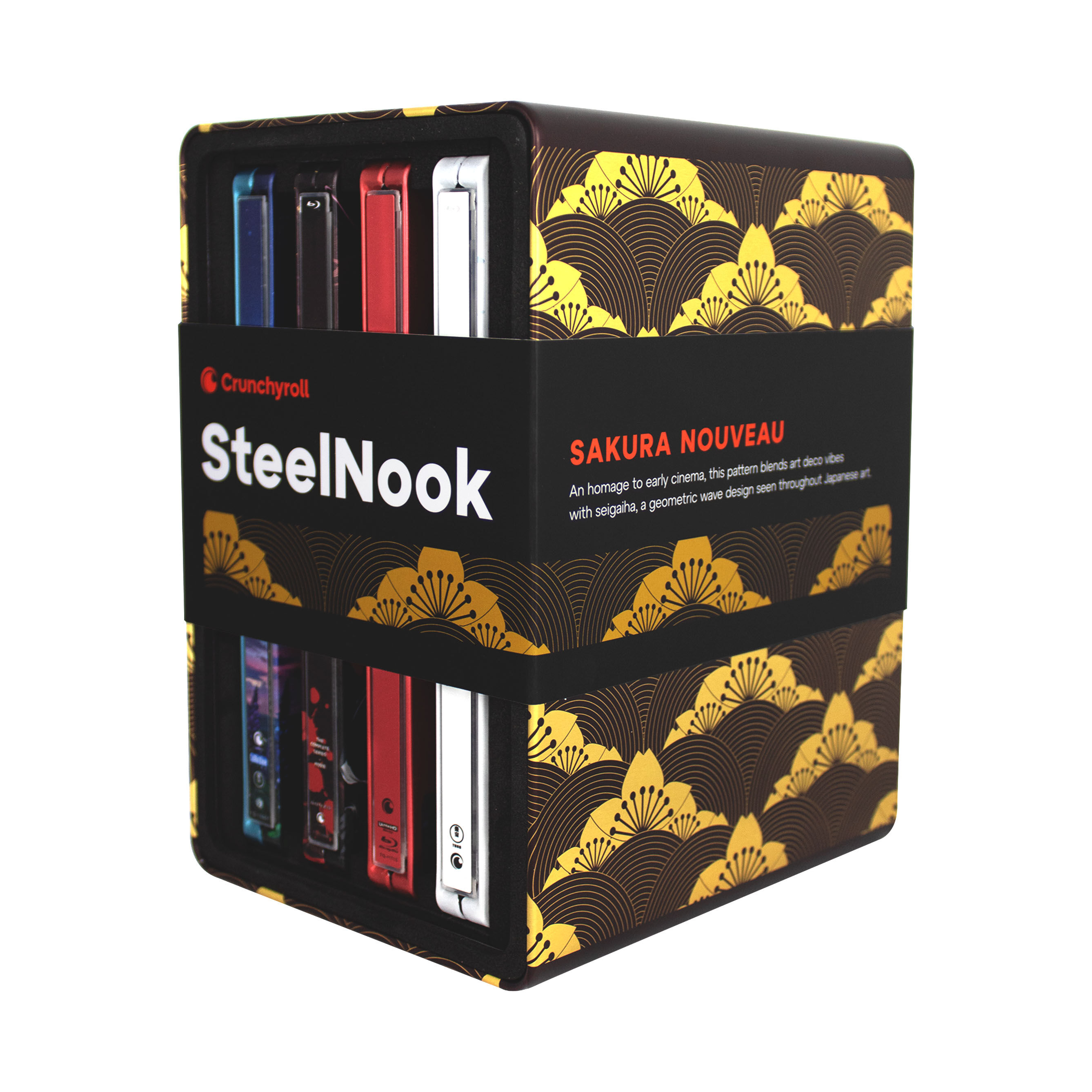 crunchyroll-steelbook-library-4-pack-case image number 2