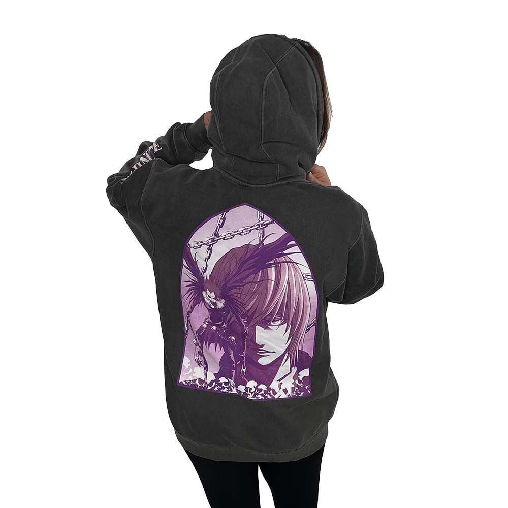 Death Note - L Light Ryuk Church Pane Chains Hoodie - Crunchyroll Exclusive image number 2