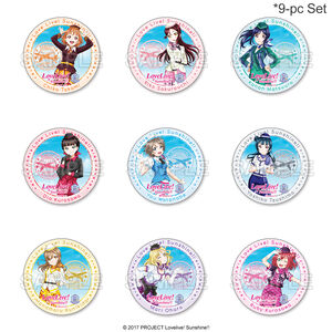 Love Live! Sunshine!! Uranohoshi Girls High School Store INTERNATIONAL Tin Button Vol. 7 (Set)