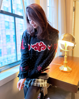 Naruto Shippuden - Akatsuki Cloud Holiday Sweater - Crunchyroll Exclusive! image number 4
