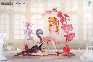 Evangelion - Rei Ayanami & Asuka Shikinami Langley 1/7 Scale Figure Set (Whisper of Flower Ver.)