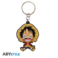 one-piece-keychain-luffy-sd-pvc image number 1