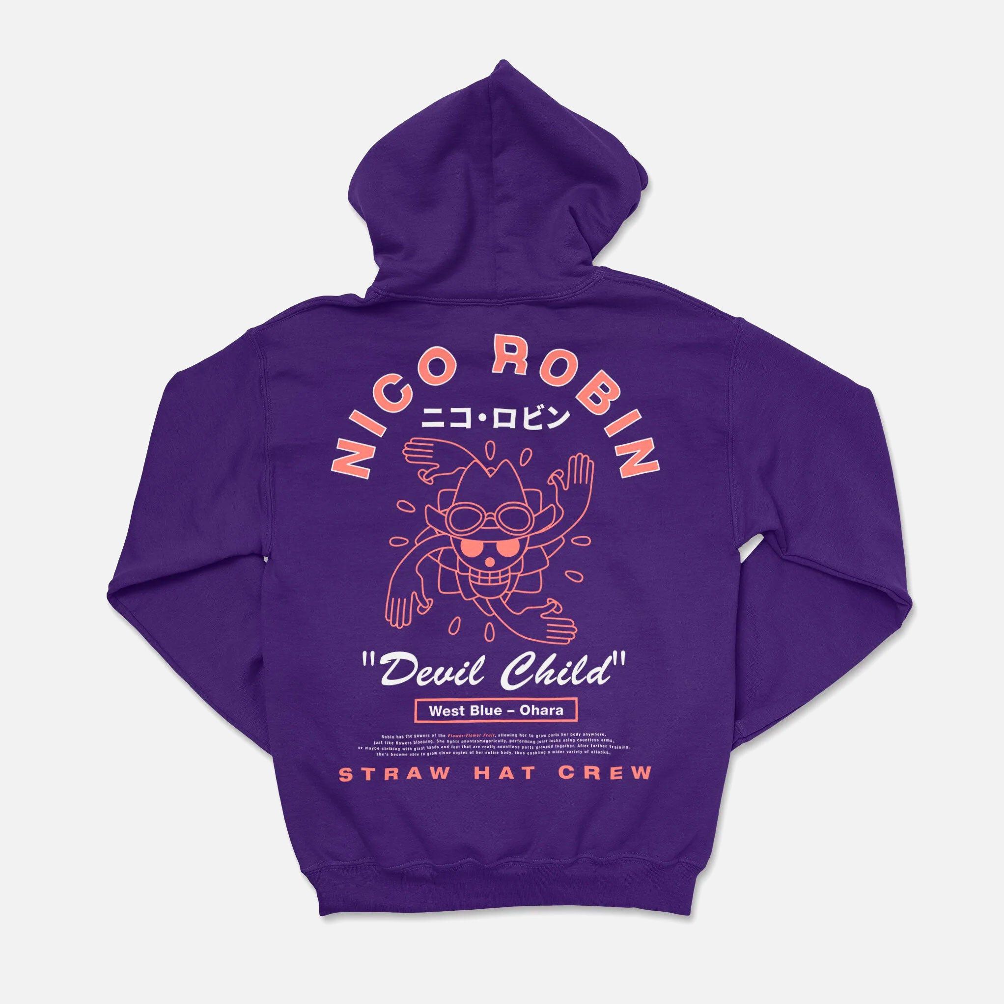 One Piece - Nico Robin Devil Child Hoodie - Crunchyroll Exclusive