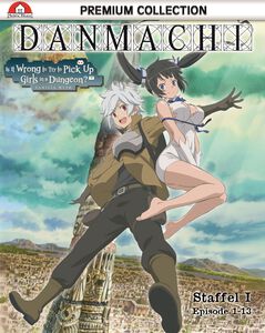 DanMachi – Is It Wrong to Try to Pick Up Girls in a Dungeon? – 1. Staffel – Premium-Gesamtausgabe – Blu-ray
