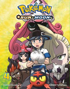 Pokemon Sun & Moon Manga Volume 4
