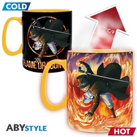 One Piece - Mug Heat Change - 460 Ml - Luffy & Sabo - Box X2 image number 1