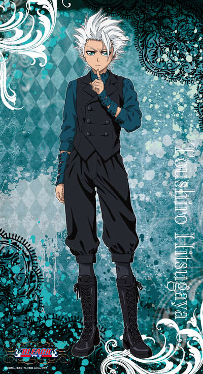 Toshiro Hitsugaya Bleach Black & Rock Life-Sized Fabric Poster