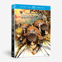 Attack on Titan - Complete First Season - Blu-ray + DVD - Funimation Exclusive image number 0