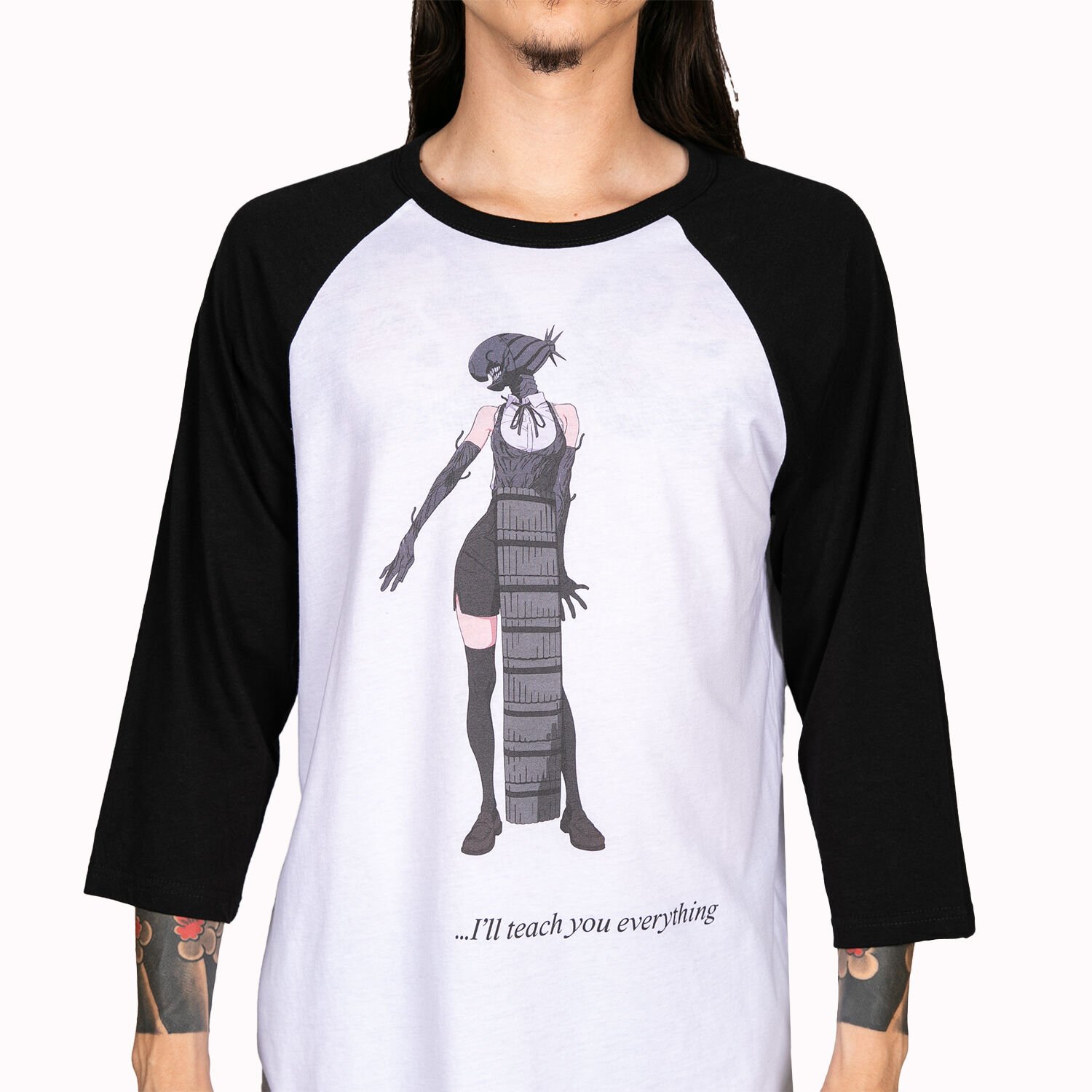 Chainsaw Man - Le Film : Arc Reze - T-shirt Raglan Bomb Girl - Exclusivit&eacute; Crunchyroll image number 5