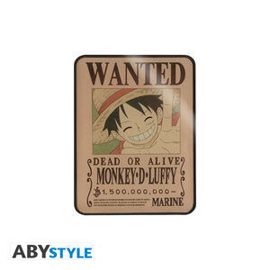 One Piece - Premium Magnet - Wanted Luffy
