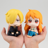 one-piece-sanji-nami-look-up-series-figure-set-with-cloche-orange image number 2
