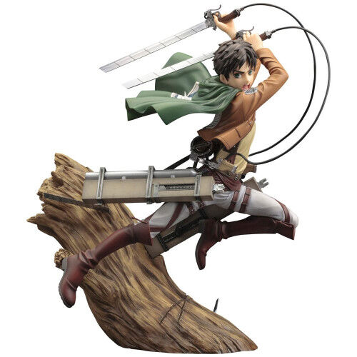Figurine en PVC Attaque des Titans ARTFXJ 1/8 Eren Yeager Version Renouvel&eacute;e 26 cm image number 0