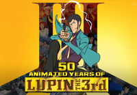 50 Animated Years of Lupin The 3rd (Hardcover) image number 0