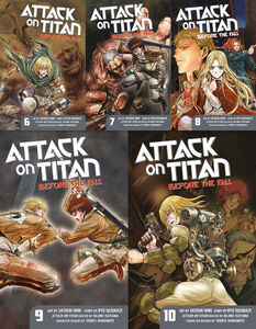 Attack on Titan Before the Fall Manga (6-10) Bundle