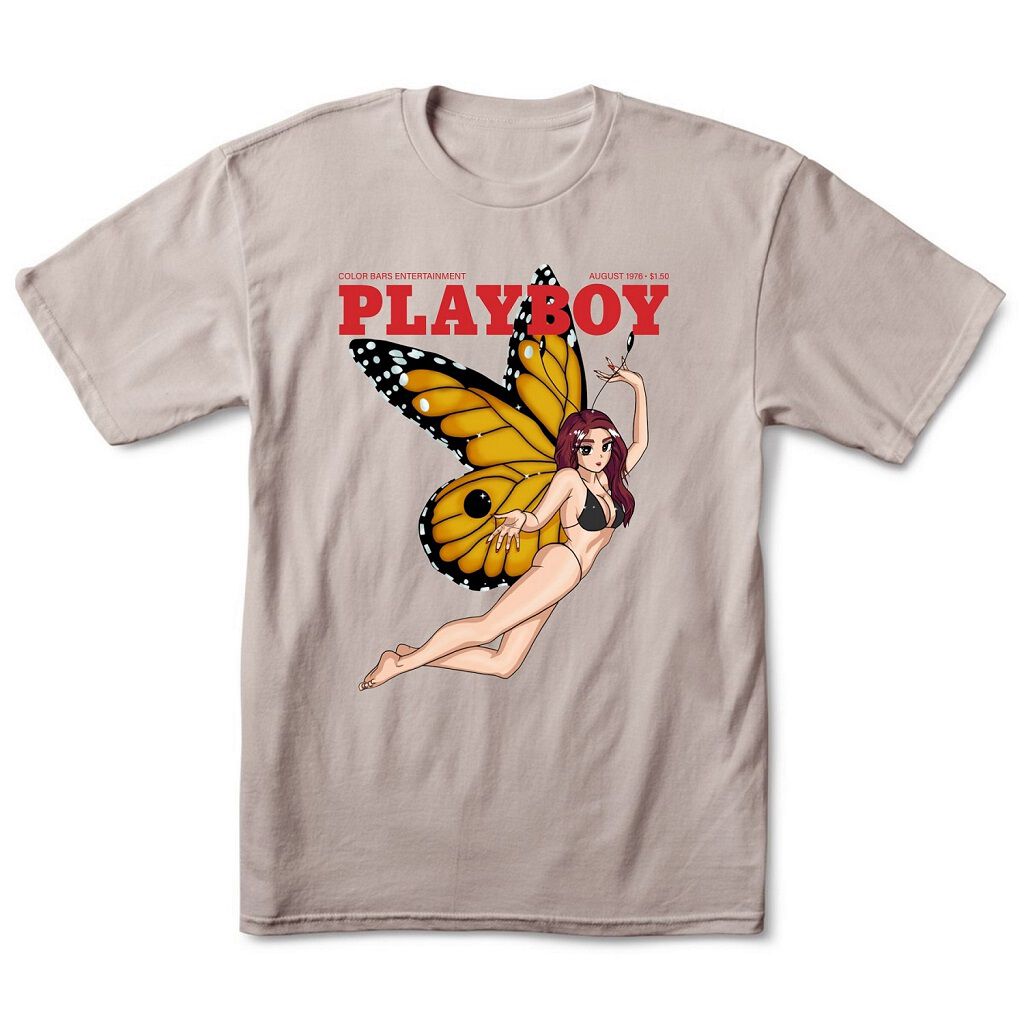 playboy-x-color-bars-butterfly-ss-t-shirt