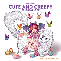 Pop Manga Cute and Creepy Coloring Book image number 0