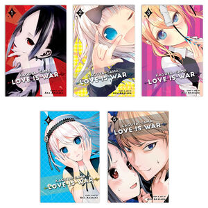 Kaguya-Sama Love Is War Manga (1-5) Bundle