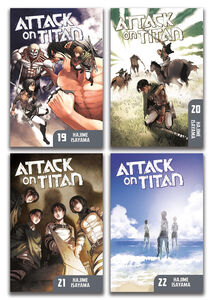 Attack on Titan Manga (19-22) Bundle
