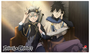 Asta and Yuno Black Clover Playmat